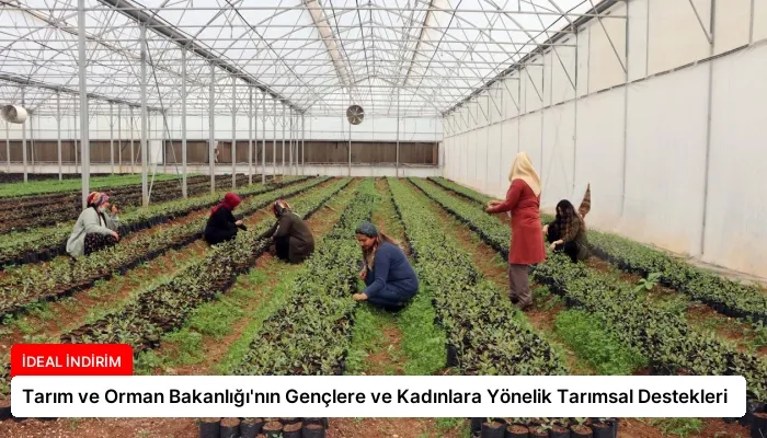 Tarım ve Orman Bakanlığı’nın Gençlere ve Kadınlara Yönelik Tarımsal Destekleri