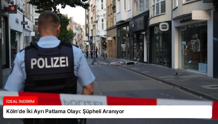 Köln’de İki Ayrı Patlama Olayı: Şüpheli Aranıyor