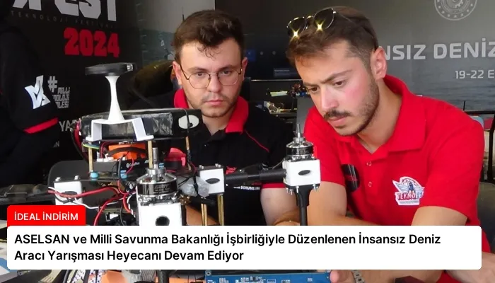 ASELSAN ve Milli Savunma Bakanlığı İşbirliğiyle Düzenlenen İnsansız Deniz Aracı Yarışması Heyecanı Devam Ediyor