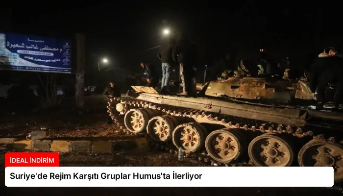 Suriye’de Rejim Karşıtı Gruplar Humus’ta İlerliyor