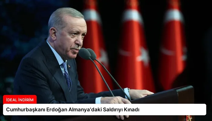 Cumhurbaşkanı Erdoğan Almanya’daki Saldırıyı Kınadı