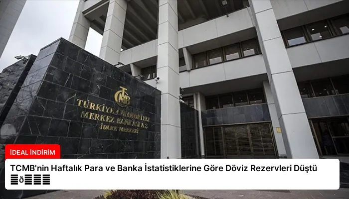 TCMB’nin Haftalık Para ve Banka İstatistiklerine Göre Döviz Rezervleri Düştü ⏬👇