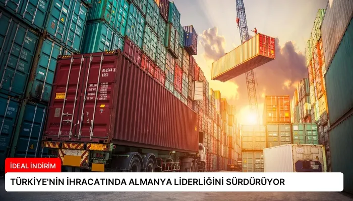 TÜRKİYE’NİN İHRACATINDA ALMANYA LİDERLİĞİNİ SÜRDÜRÜYOR