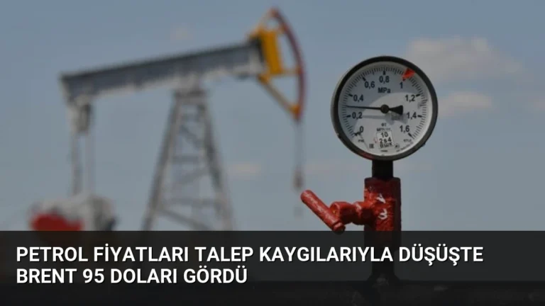 Petrol Fiyatları Talep Kaygılarıyla Düşüşte Brent 95 Doları Gördü