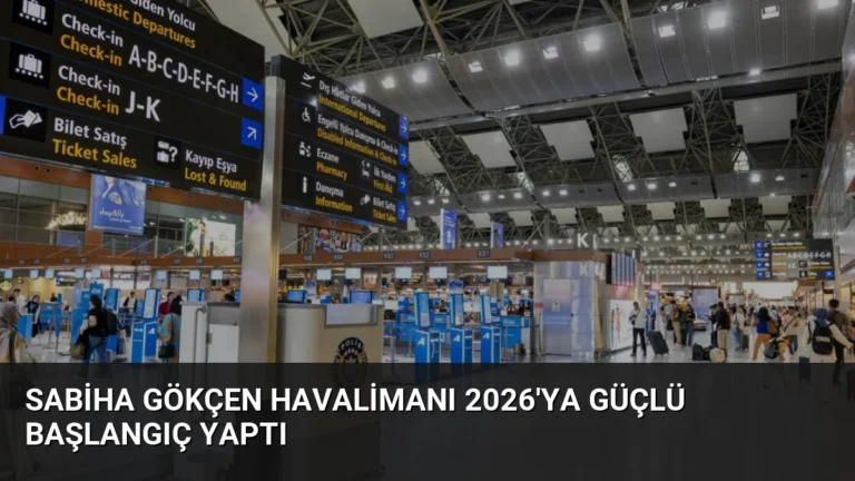 Sabiha Gökçen Havalimanı 2026’ya Güçlü Başlangıç Yaptı