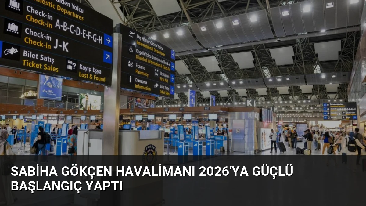 Sabiha Gökçen Havalimanı 2026’ya Güçlü Başlangıç Yaptı