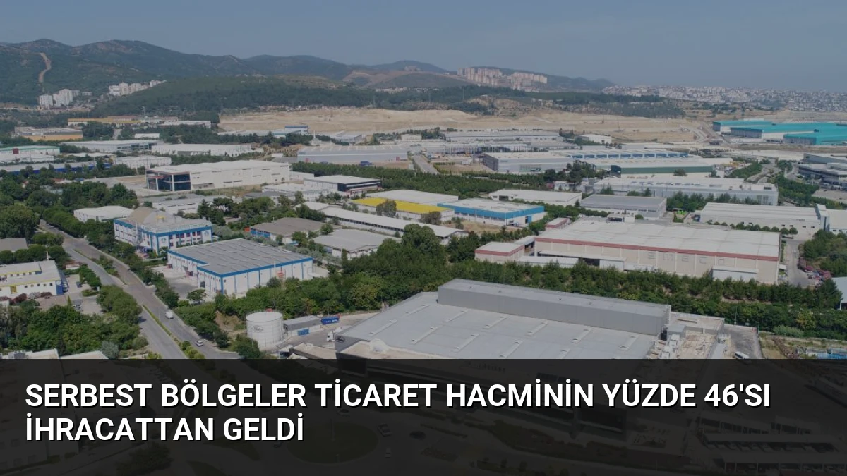 Serbest Bölgeler Ticaret Hacminin Yüzde 46’sı İhracattan Geldi