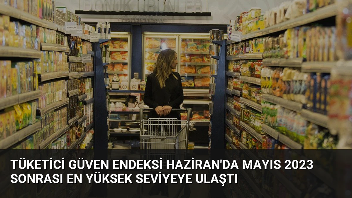 Tüketici Güven Endeksi Haziran’da Mayıs 2023 Sonrası En Yüksek Seviyeye Ulaştı