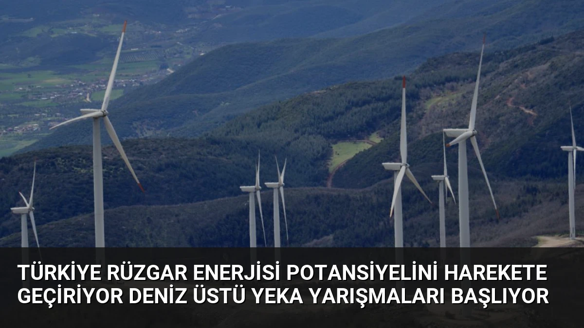 Türkiye Rüzgar Enerjisi Potansiyelini Harekete Geçiriyor Deniz Üstü YEKA Yarışmaları Başlıyor
