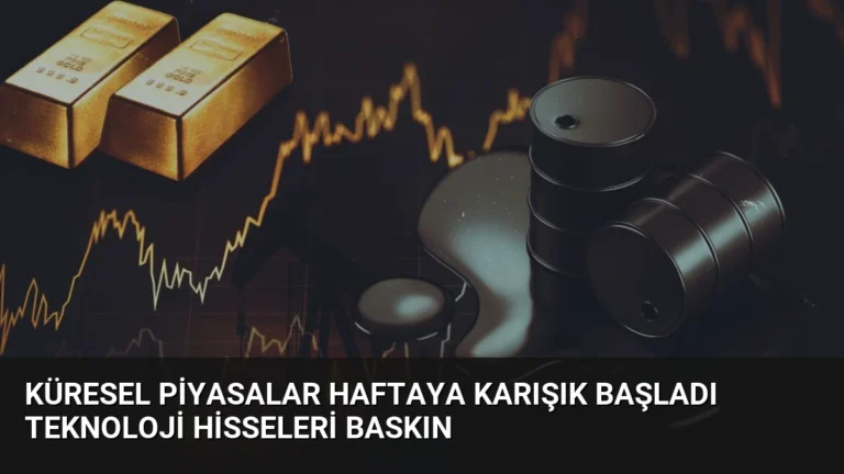 Küresel Piyasalar Haftaya Karışık Başladı Teknoloji Hisseleri Baskın