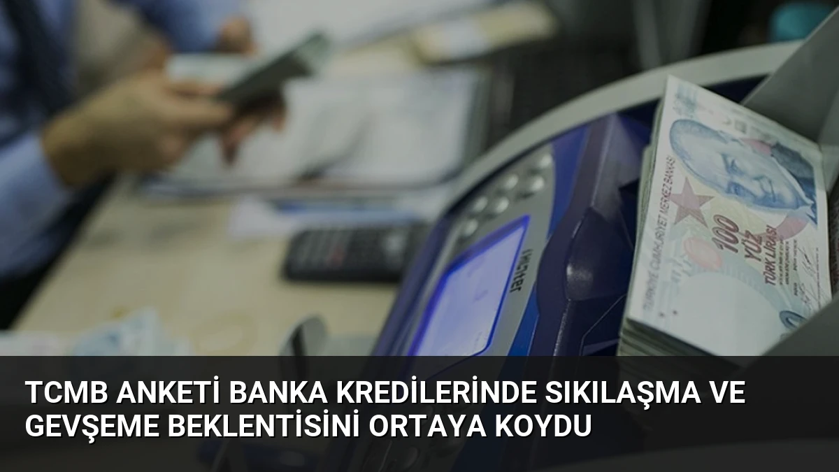 TCMB Anketi Banka Kredilerinde Sıkılaşma ve Gevşeme Beklentisini Ortaya Koydu
