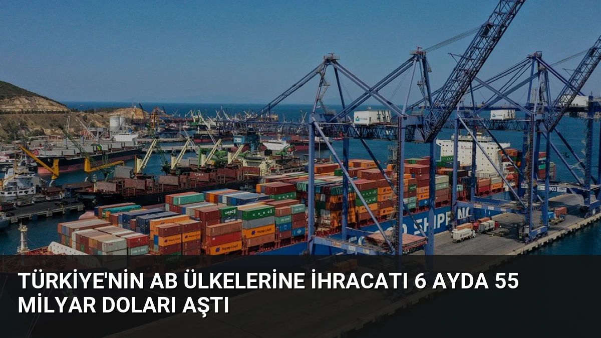 Türkiye’nin AB Ülkelerine İhracatı 6 Ayda 55 Milyar Doları Aştı