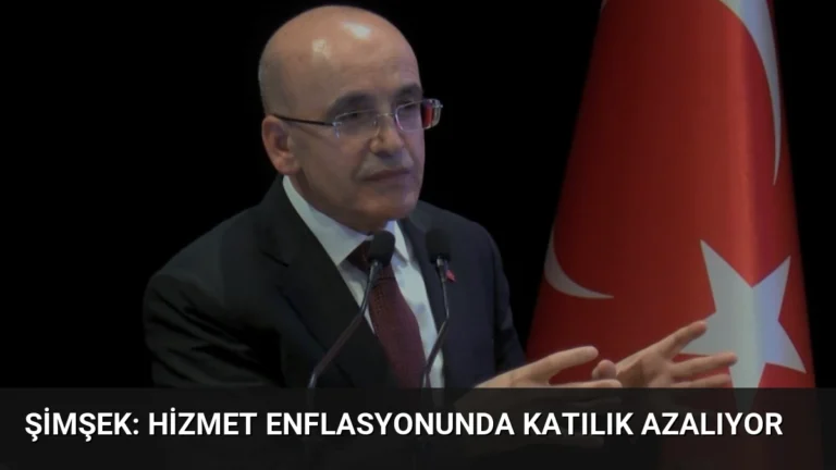 Şimşek: Hizmet Enflasyonunda Katılık Azalıyor