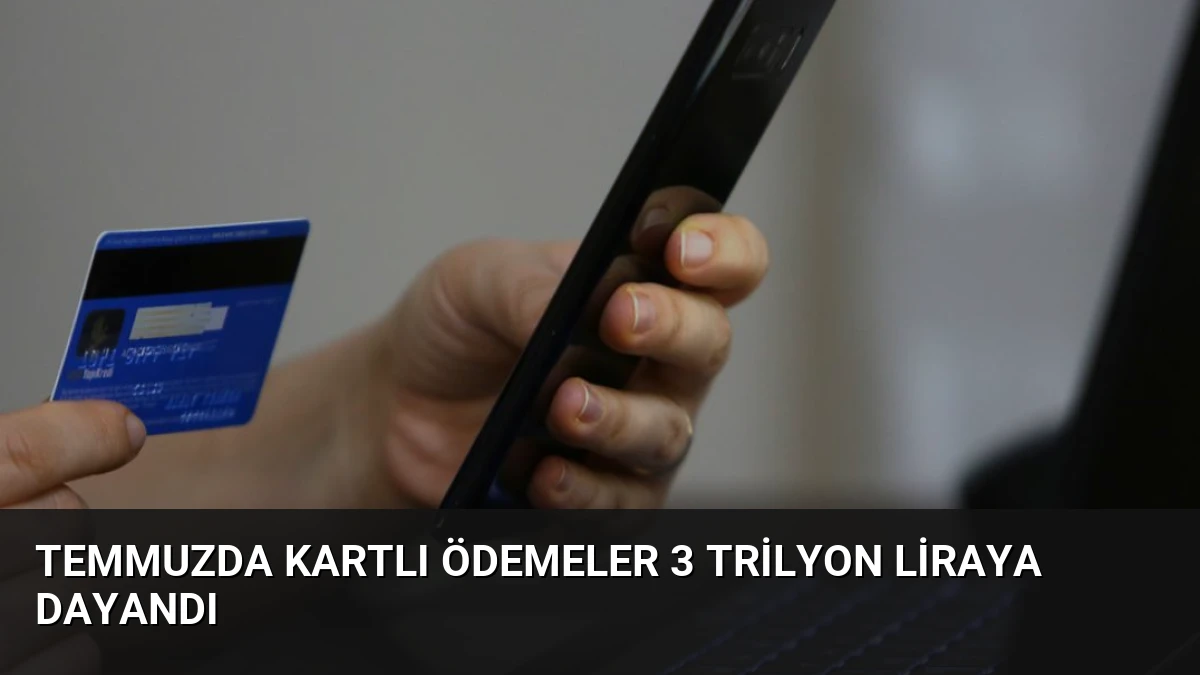 Temmuzda Kartlı Ödemeler 3 Trilyon Liraya Dayandı