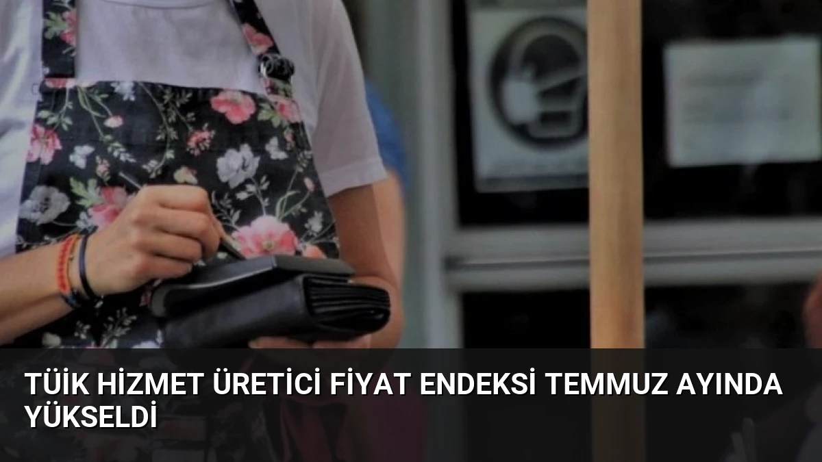 TÜİK Hizmet Üretici Fiyat Endeksi Temmuz Ayında Yükseldi