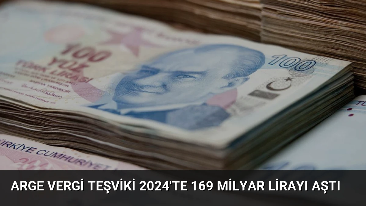 ARGE Vergi Teşviki 2024’te 169 Milyar Lirayı Aştı