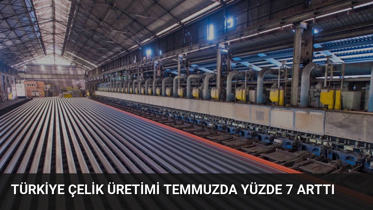 Türkiye Çelik Üretimi Temmuzda Yüzde 7 Arttı