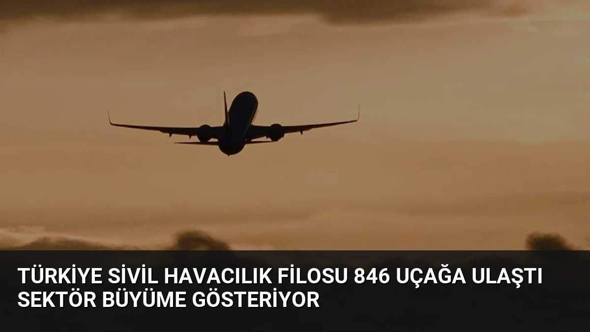 Türkiye Sivil Havacılık Filosu 846 Uçağa Ulaştı Sektör Büyüme Gösteriyor