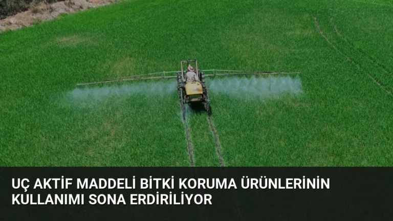 Uç Aktif Maddeli Bitki Koruma Ürünlerinin Kullanımı Sona Erdiriliyor