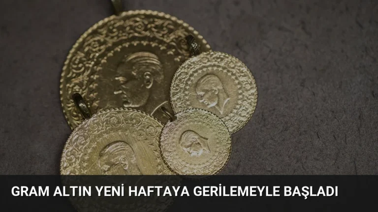 Gram Altın Yeni Haftaya Gerilemeyle Başladı