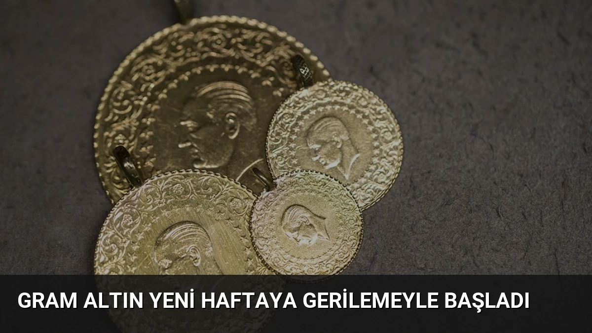 Gram Altın Yeni Haftaya Gerilemeyle Başladı