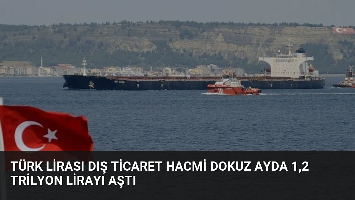 Türk Lirası Dış Ticaret Hacmi Dokuz Ayda 1,2 Trilyon Lirayı Aştı