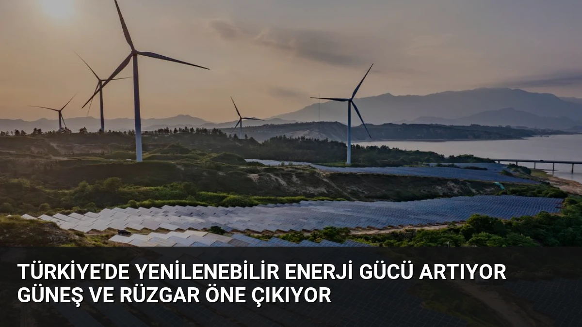 Türkiye’de Yenilenebilir Enerji Gücü Artıyor Güneş ve Rüzgar Öne Çıkıyor